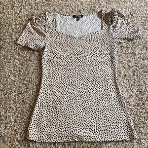 EXPRESS TOP w/ POLKA DOTS